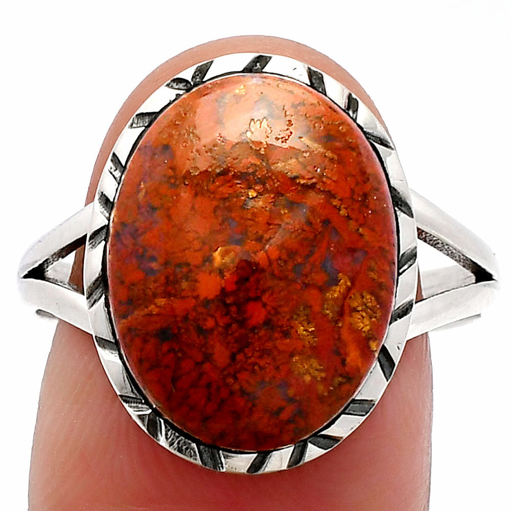 Natural Rare Cady Mountain Agate Ring size-9.5 R-1074 SDR230758